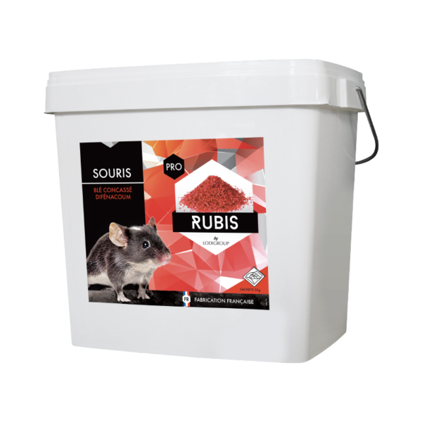 RUBIS Grain concassé 10kg – Appâts céréales anti souris