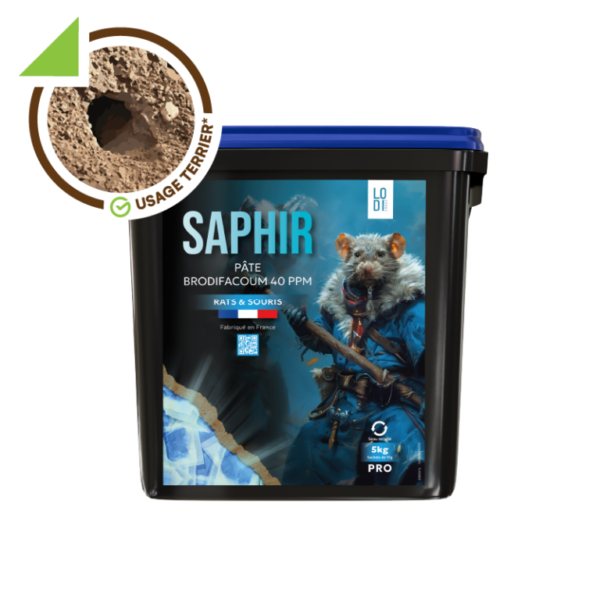 SAPHIR Pasta 5kg – Appâts très puissant pâtes fraîches anti rats et souris