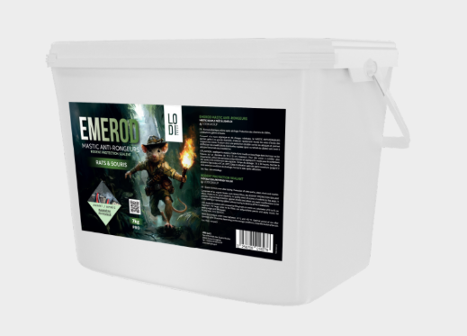 EMEROD Mastic anti-rongeurs – Seau de 7kg